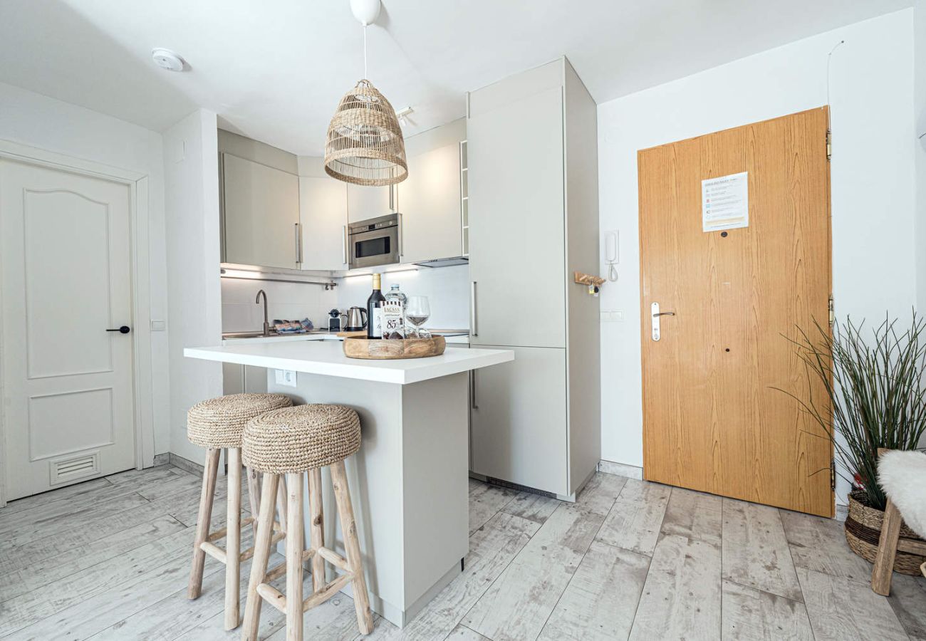 Détail de bienvenue dans l'appartement Acapulco Playa 302.