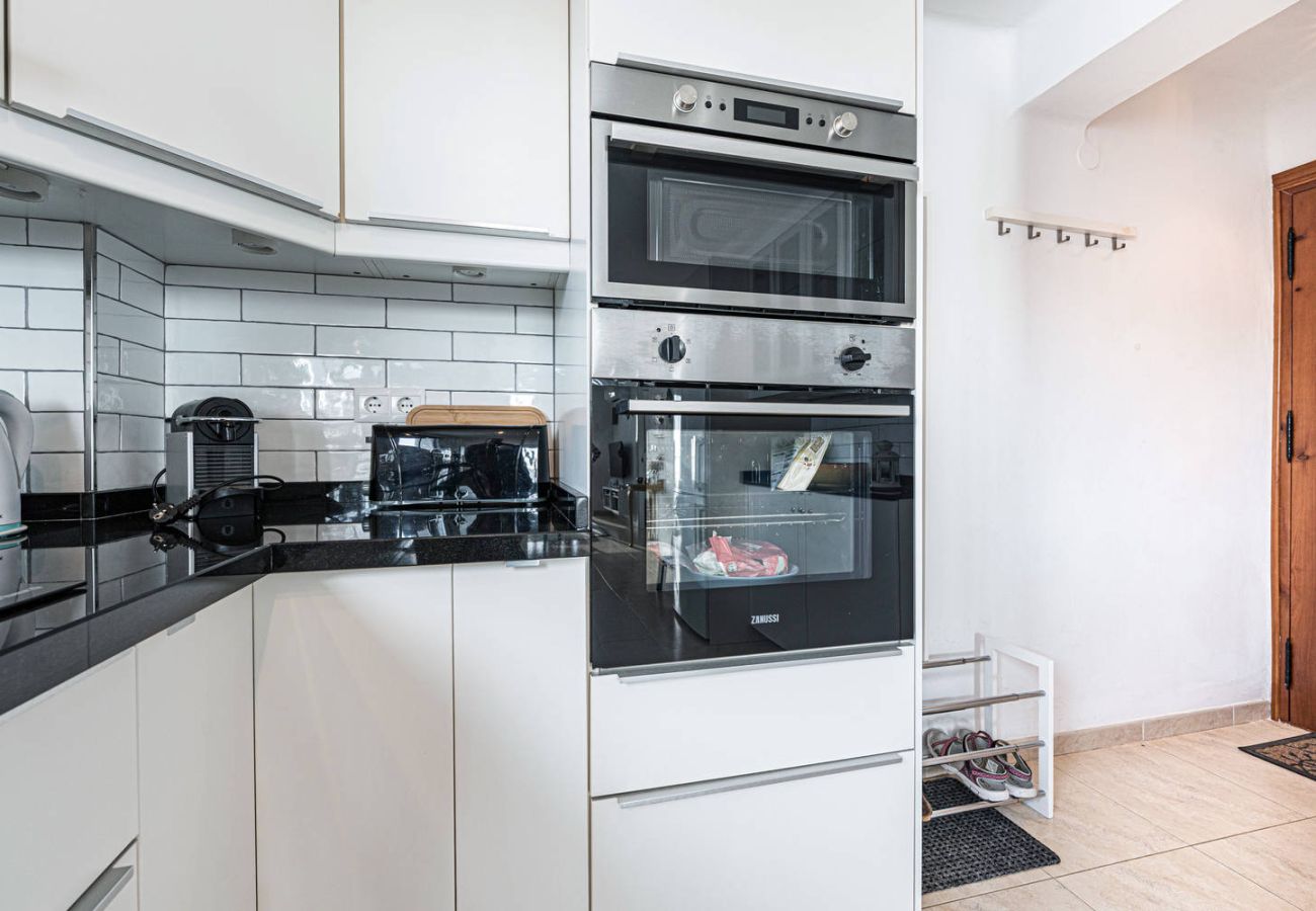 Cuisine entièrement équipée dans l’appartement