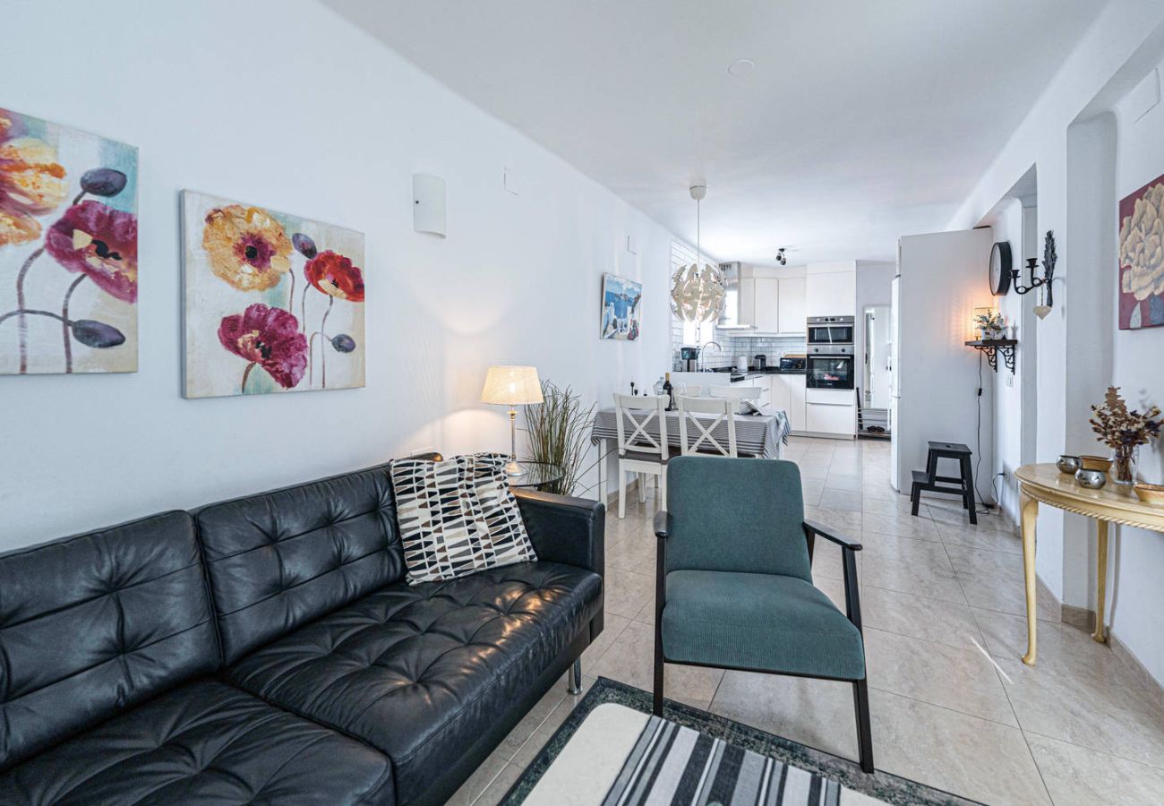 Salon spacieux et lumineux à Nerja