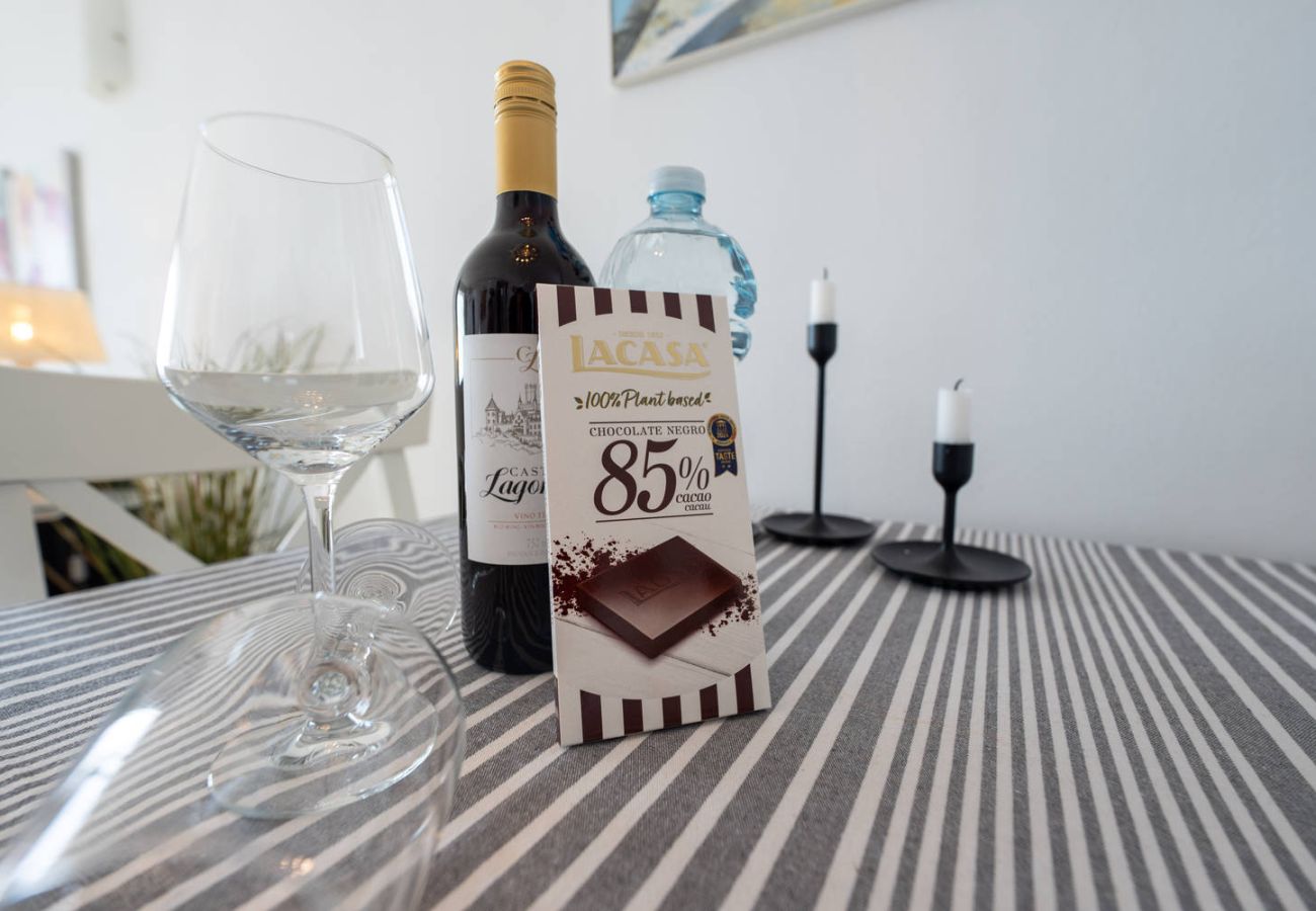 Détail de bienvenue dans le logement