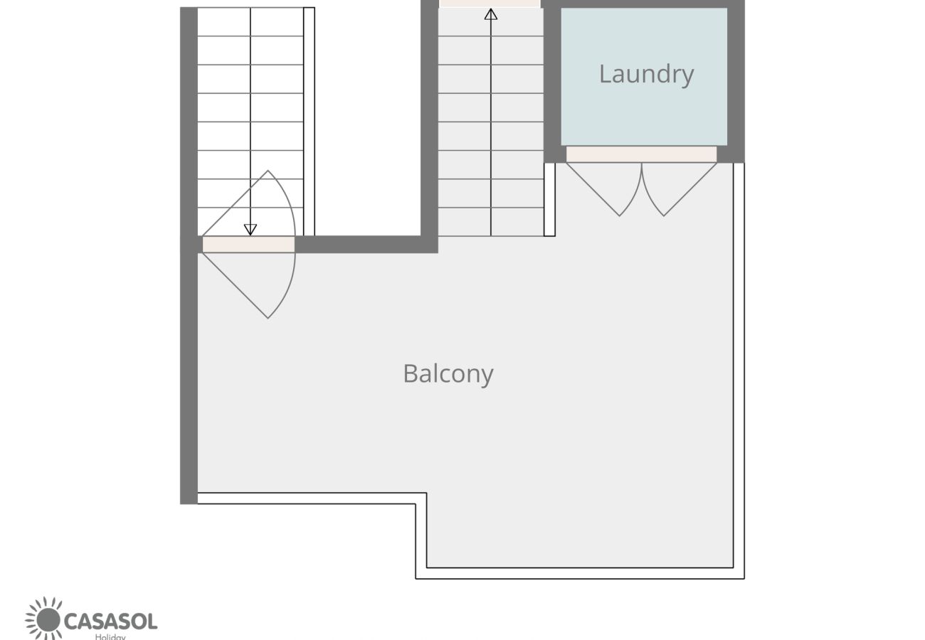 Maison mitoyenne à Nerja - Casablanca 9 : Duplex avec terrasses sur plusieurs niveaux, vue mer et coucher de soleil