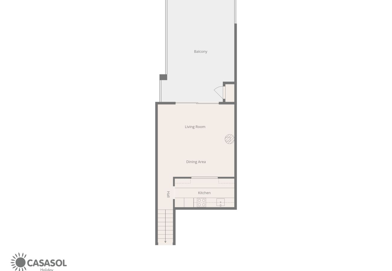 Maison mitoyenne à Nerja - Casablanca 9 : Duplex avec terrasses sur plusieurs niveaux, vue mer et coucher de soleil
