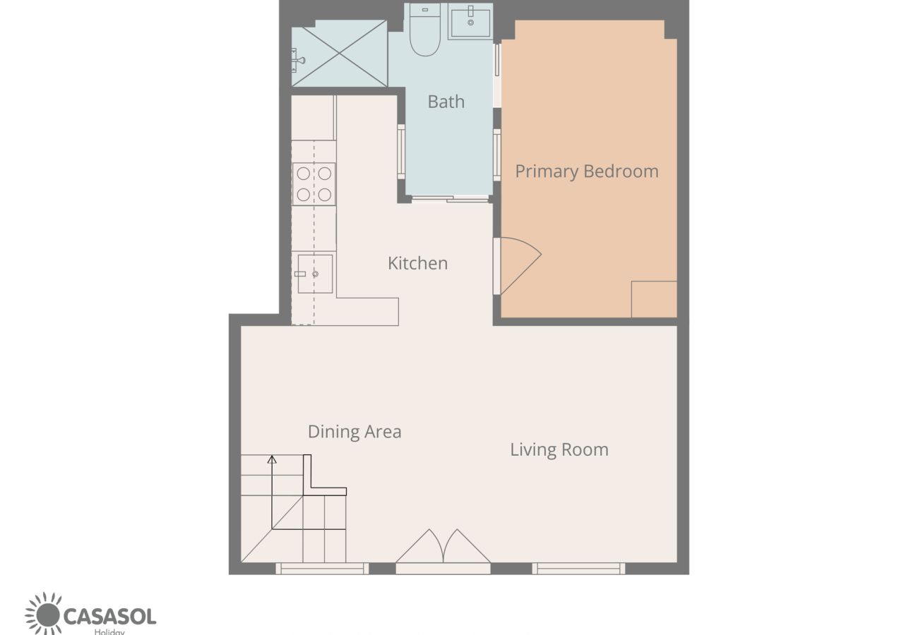Maison mitoyenne à Nerja - Casa Chica : Maison de vacances avec toit-terrasse, Calle Cristo, Nerja