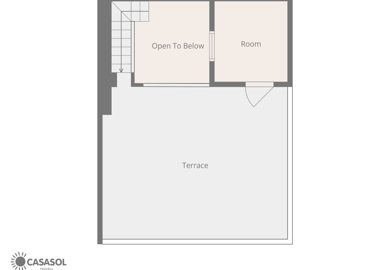 Maison mitoyenne à Nerja - Casa Chica : Maison de vacances avec toit-terrasse, Calle Cristo, Nerja