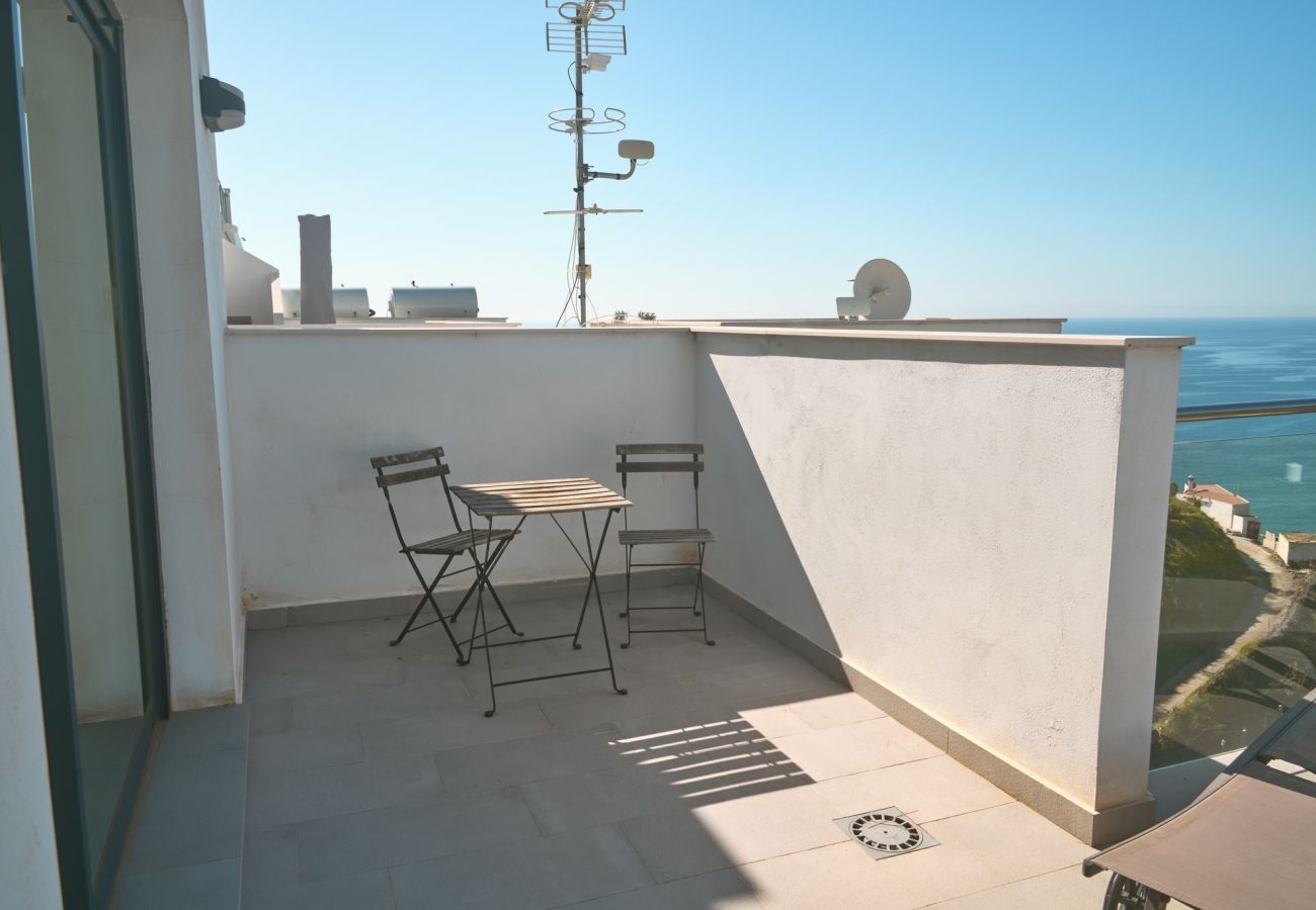 Appartement à Nerja - Penthouse Balcón del Mar D4: 3 Terrasses et Piscine Chauffée
