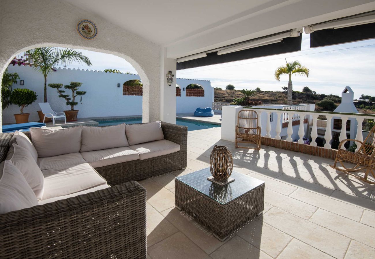 Villa à Nerja - Villa Jackson (La Casita) : Villa avec piscine privée à Fuente del Badén, Nerja