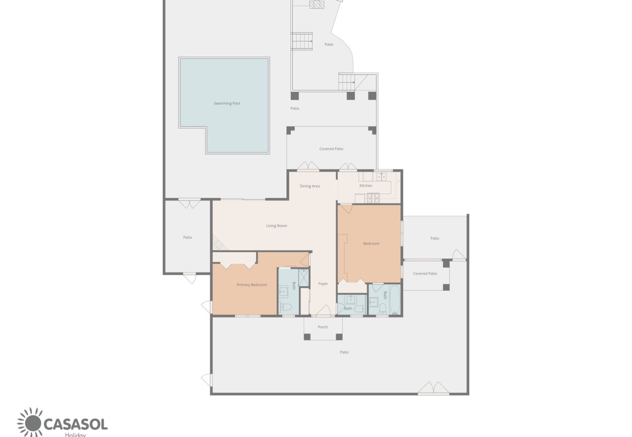 Villa à Nerja - Villa Jackson (La Casita) : Villa avec piscine privée à Fuente del Badén, Nerja