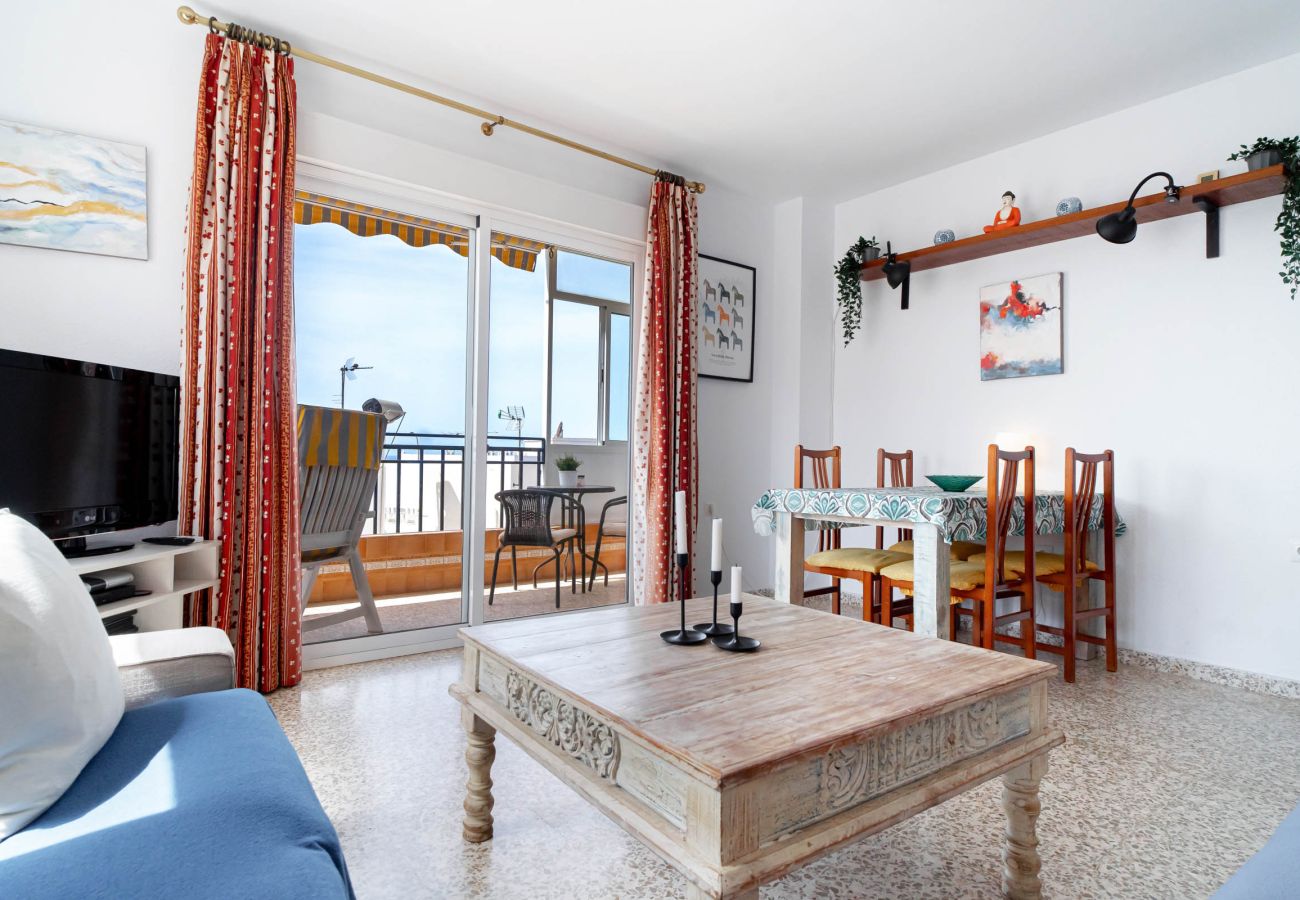 Appartement à Nerja - Albaida II 2B: Appartement Exposé Sud avec Vue Mer, Playa Torrecilla Nerja