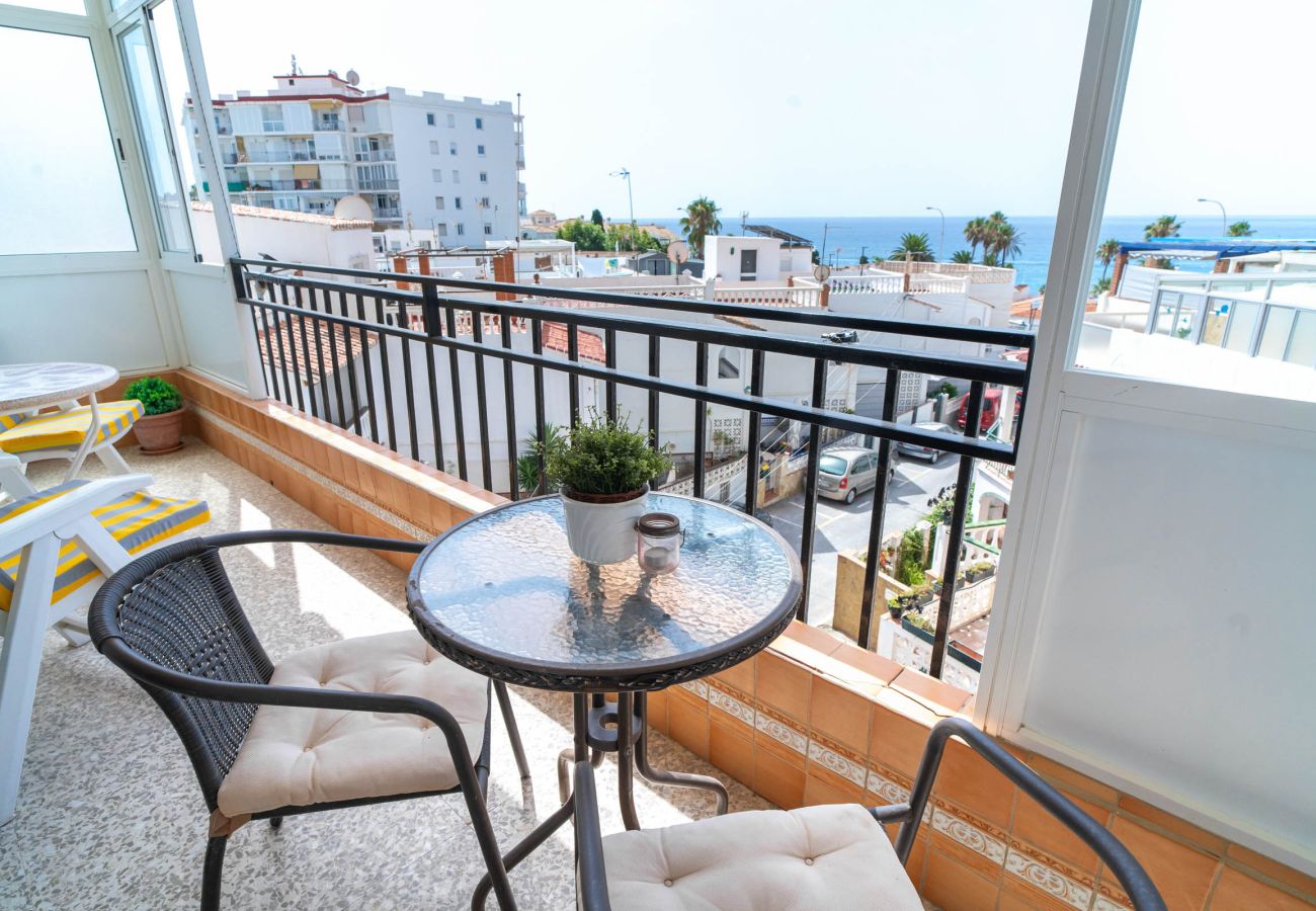 Appartement à Nerja - Albaida II 2B: Appartement Exposé Sud avec Vue Mer, Playa Torrecilla Nerja
