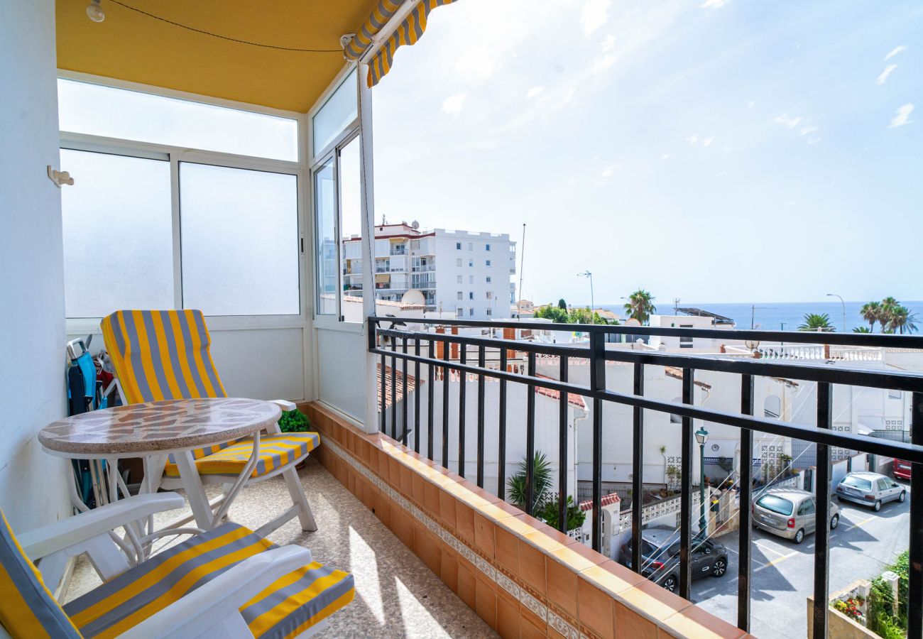 Appartement à Nerja - Albaida II 2B: Appartement Exposé Sud avec Vue Mer, Playa Torrecilla Nerja