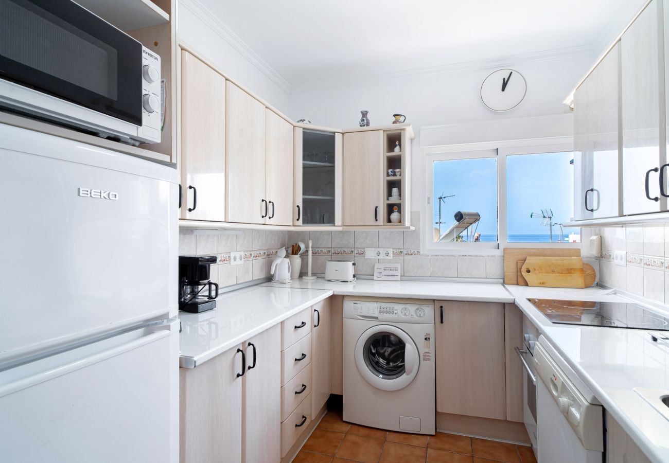 Appartement à Nerja - Albaida II 2B: Appartement Exposé Sud avec Vue Mer, Playa Torrecilla Nerja