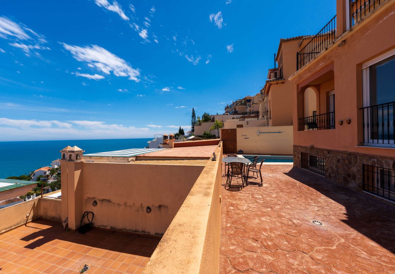 Villa à Nerja - Villa Punta Lara 15: Villa avec Piscine Privée pour 5 avec Vue Mer, Nerja