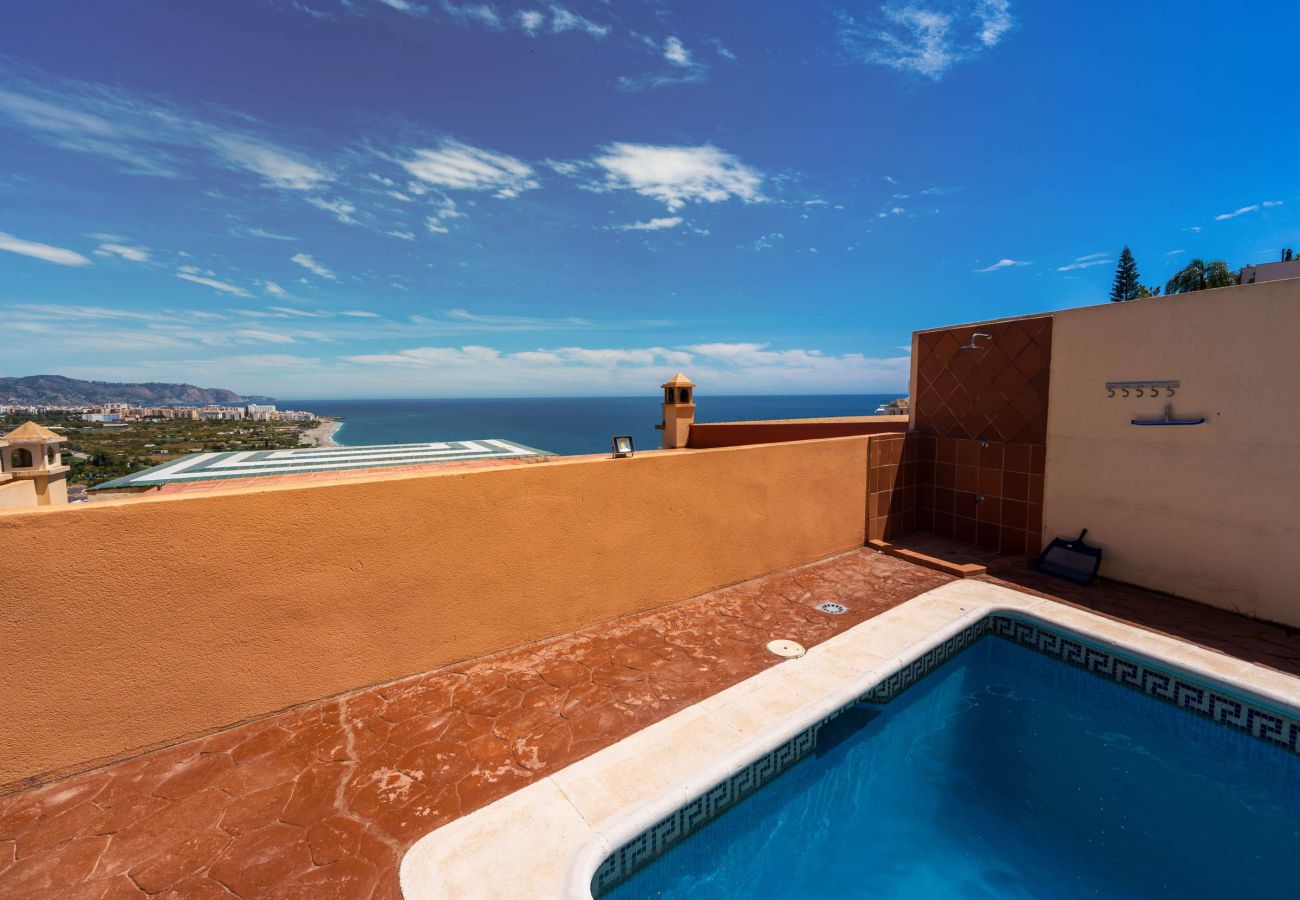 Villa à Nerja - Villa Punta Lara 15: Villa avec Piscine Privée pour 5 avec Vue Mer, Nerja
