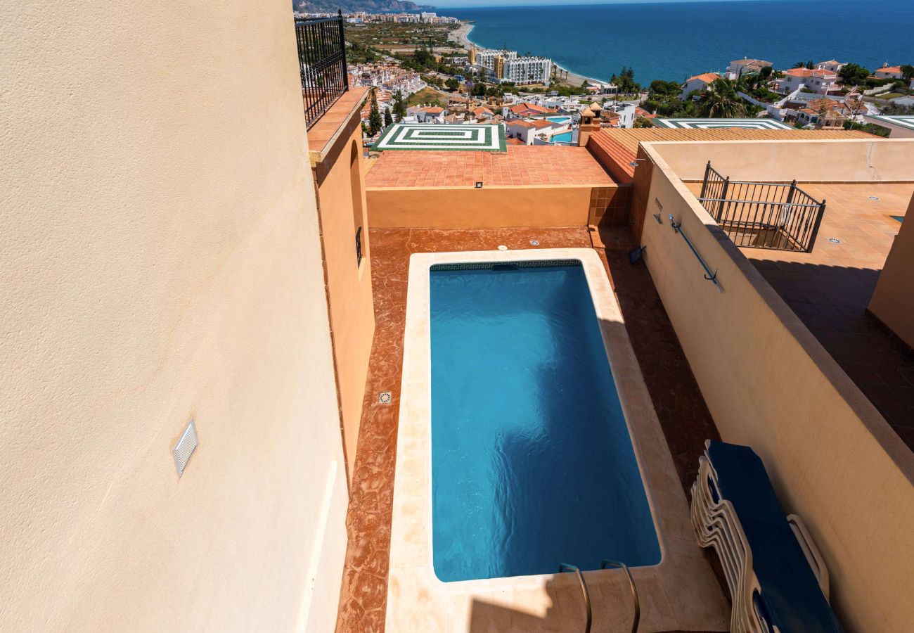 Villa à Nerja - Villa Punta Lara 15: Villa avec Piscine Privée pour 5 avec Vue Mer, Nerja