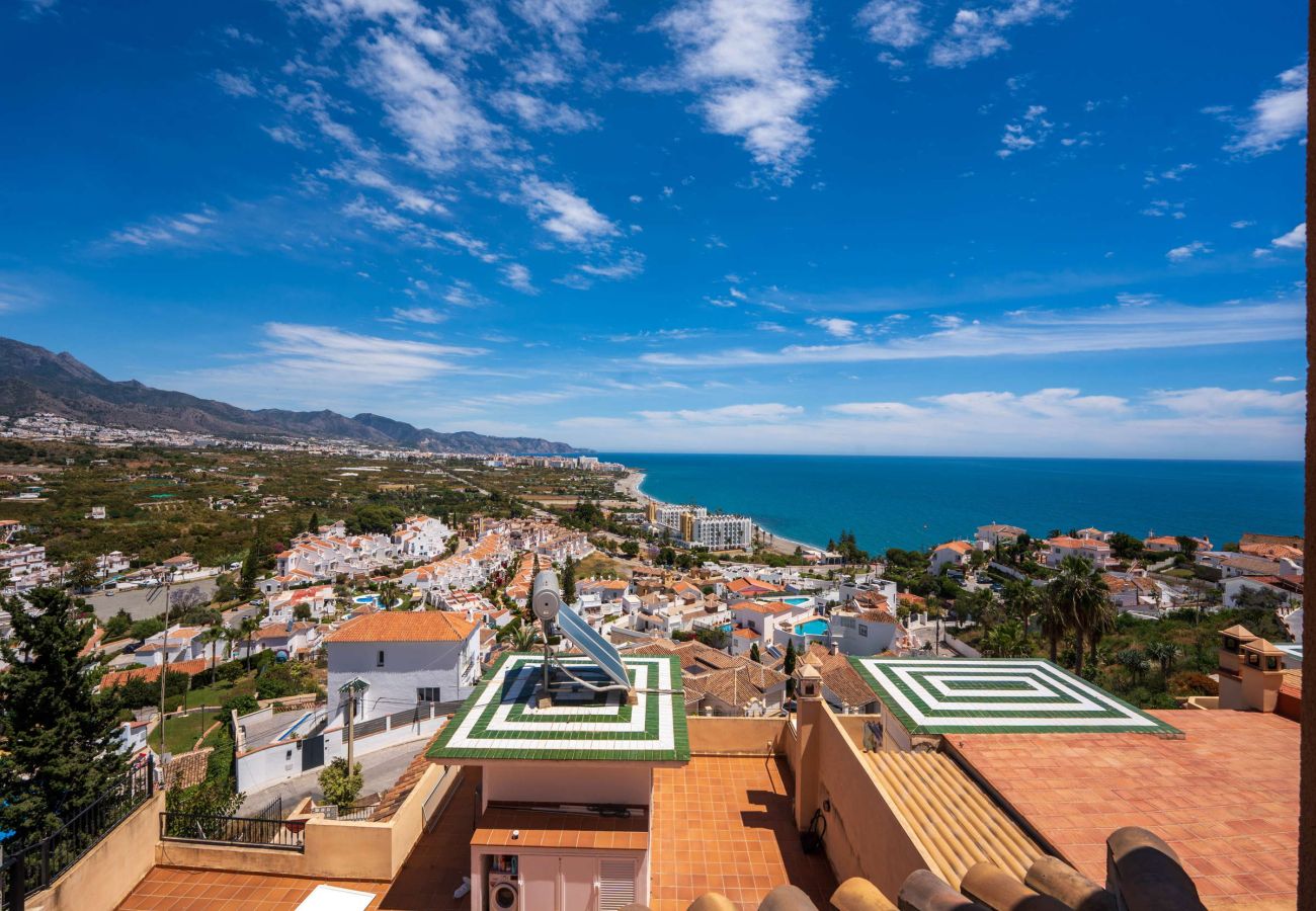 Villa à Nerja - Villa Punta Lara 15: Villa avec Piscine Privée pour 5 avec Vue Mer, Nerja