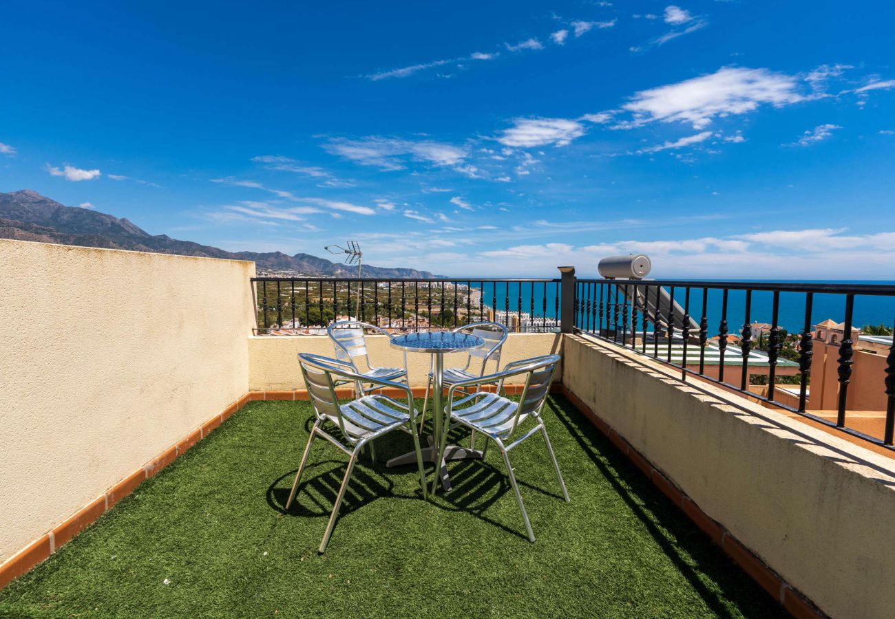 Villa à Nerja - Villa Punta Lara 15: Villa avec Piscine Privée pour 5 avec Vue Mer, Nerja