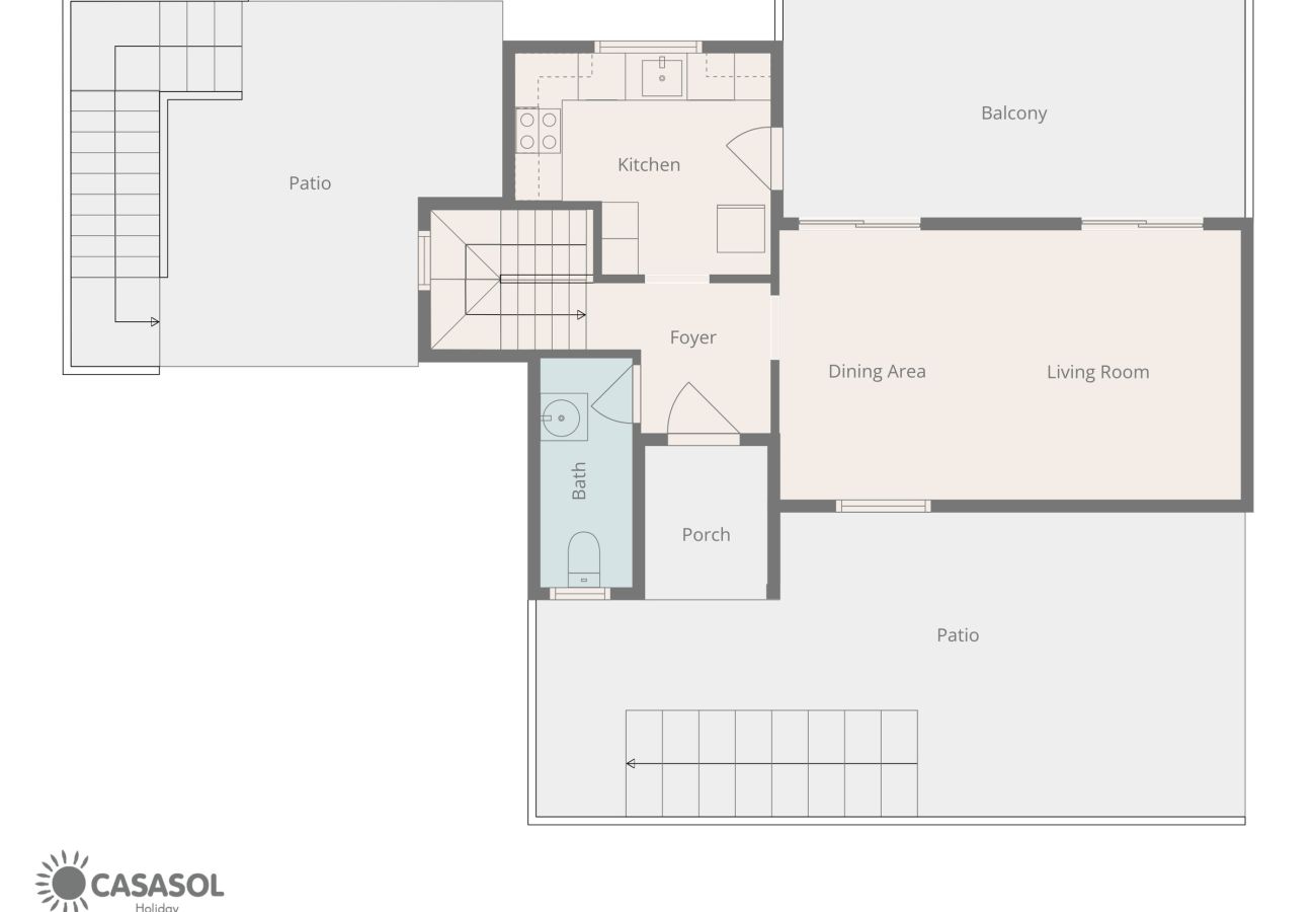 Villa à Nerja - Villa Punta Lara 15: Villa avec Piscine Privée pour 5 avec Vue Mer, Nerja
