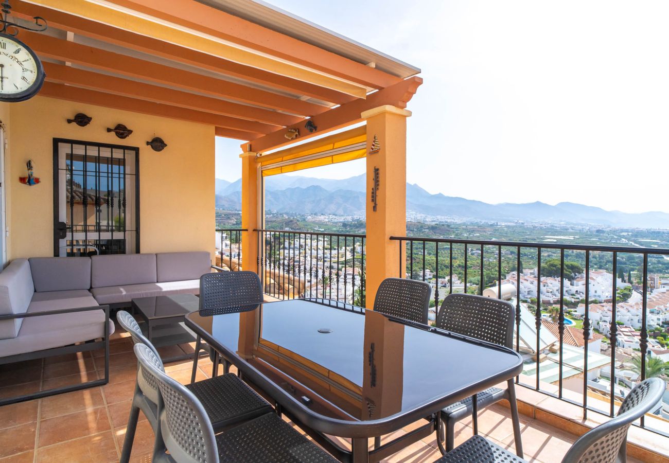 Villa à Nerja - Villa Punta Lara 15: Villa avec Piscine Privée pour 5 avec Vue Mer, Nerja