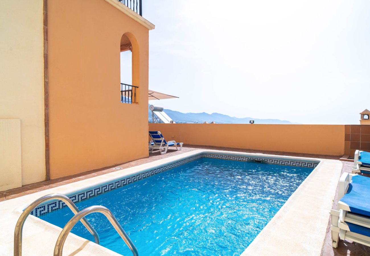 Villa à Nerja - Villa Punta Lara 15: Villa avec Piscine Privée pour 5 avec Vue Mer, Nerja