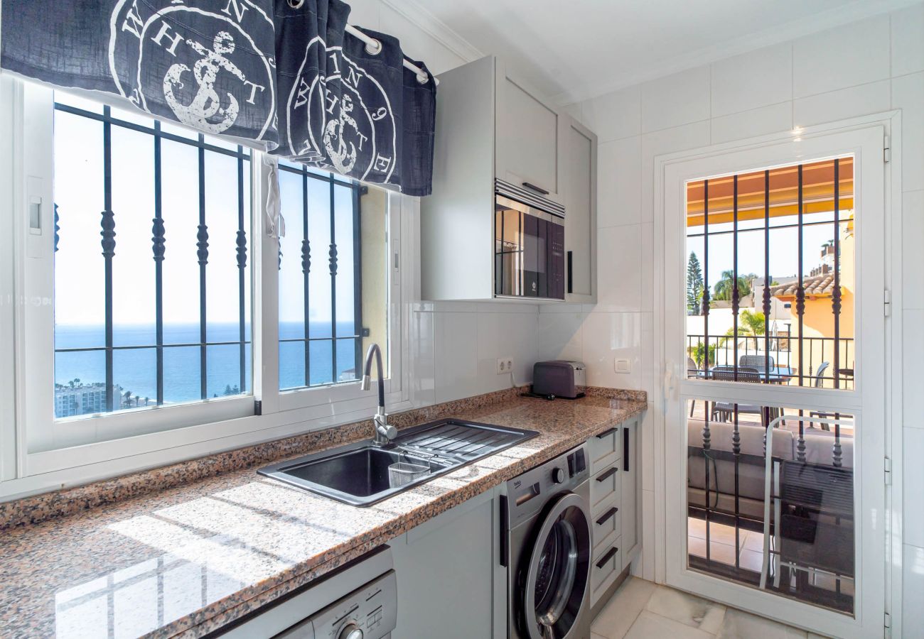 Villa à Nerja - Villa Punta Lara 15: Villa avec Piscine Privée pour 5 avec Vue Mer, Nerja