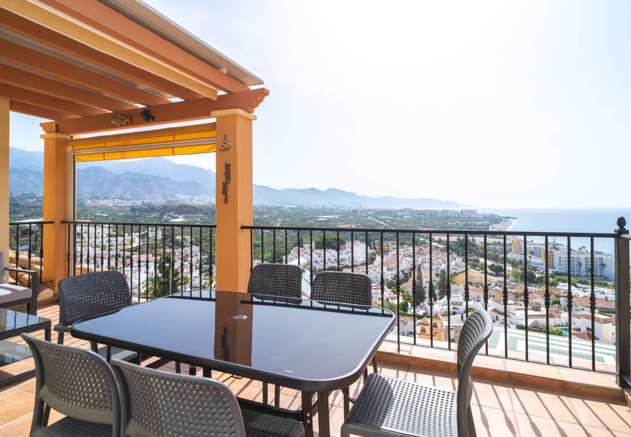 Villa à Nerja - Villa Punta Lara 15: Villa avec Piscine Privée pour 5 avec Vue Mer, Nerja