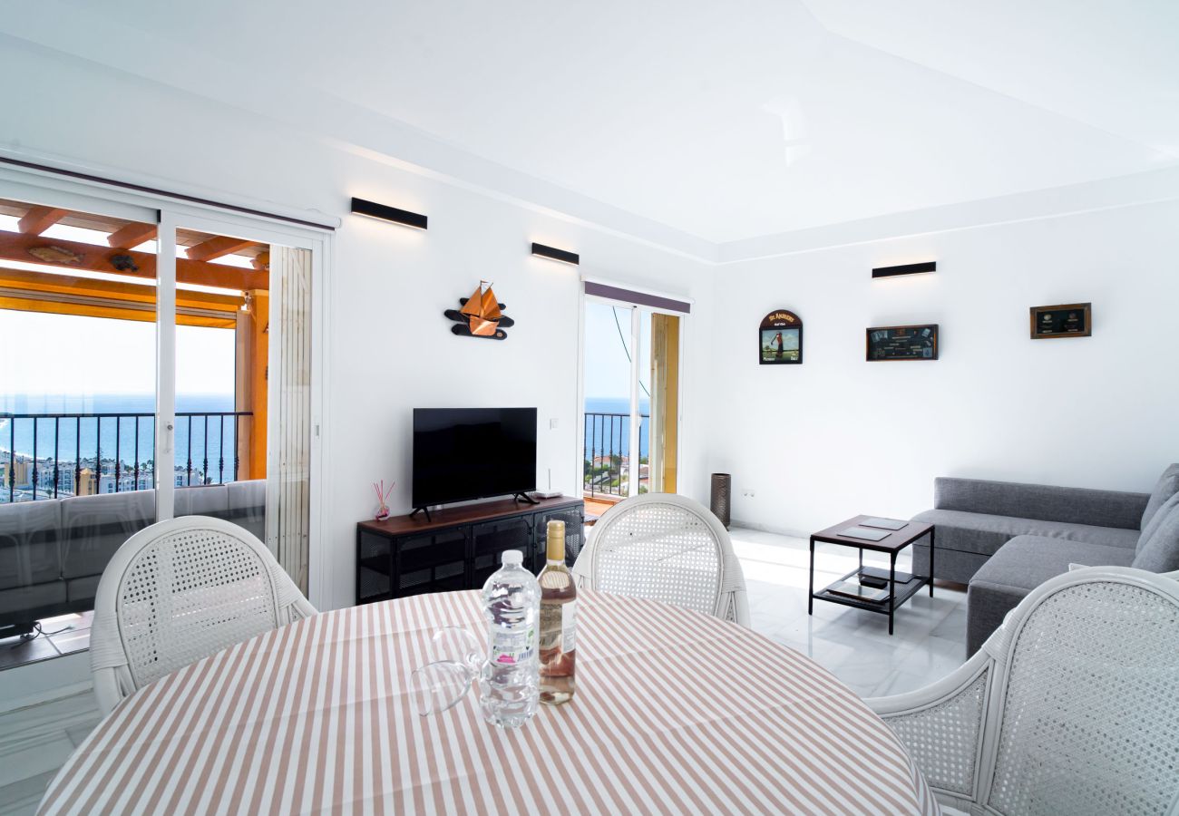 Villa à Nerja - Villa Punta Lara 15: Villa avec Piscine Privée pour 5 avec Vue Mer, Nerja
