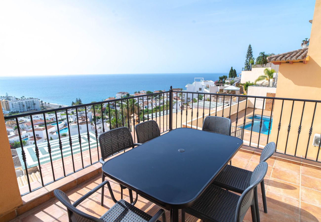 Villa à Nerja - Villa Punta Lara 15: Villa avec Piscine Privée pour 5 avec Vue Mer, Nerja