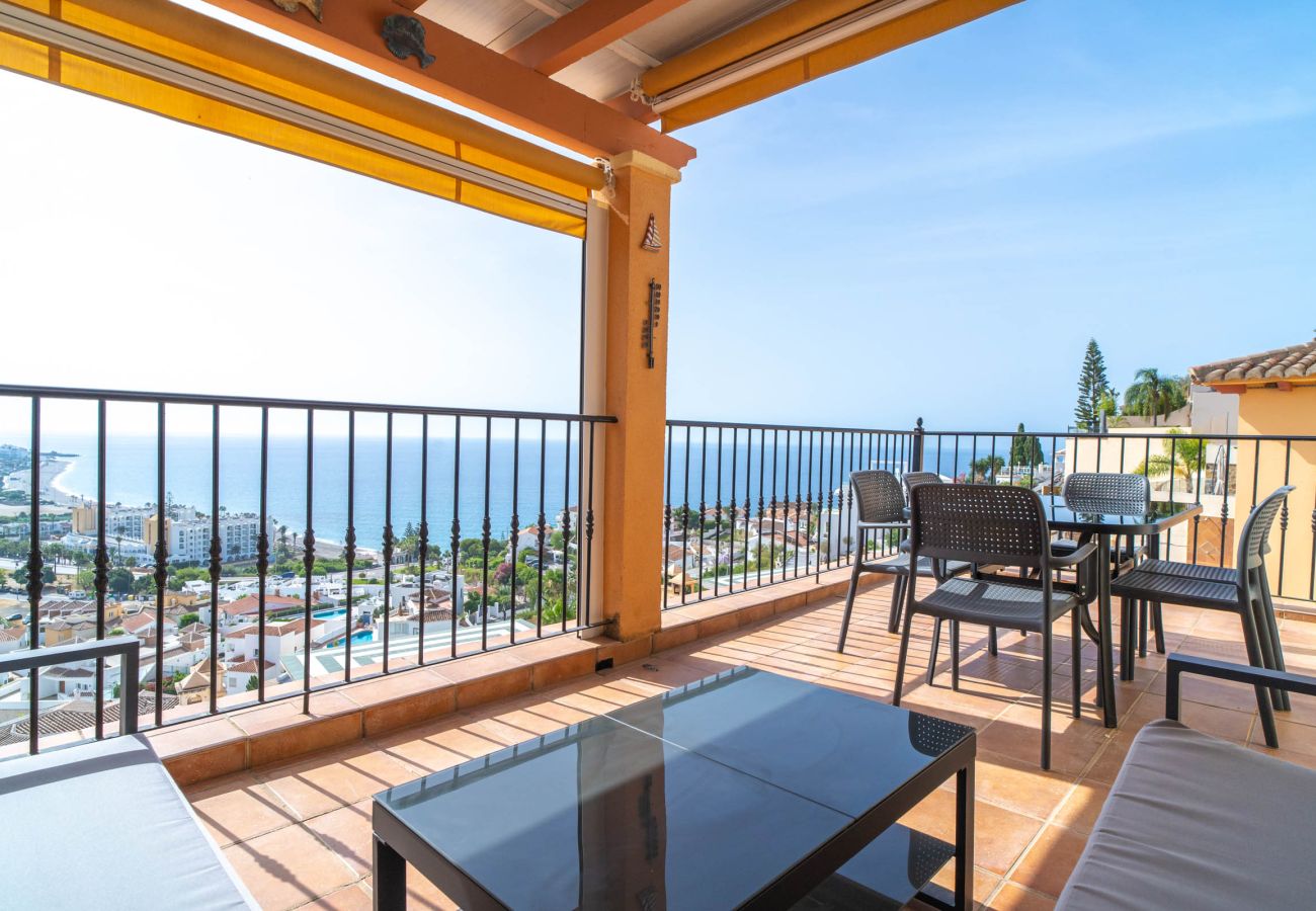 Villa à Nerja - Villa Punta Lara 15: Villa avec Piscine Privée pour 5 avec Vue Mer, Nerja