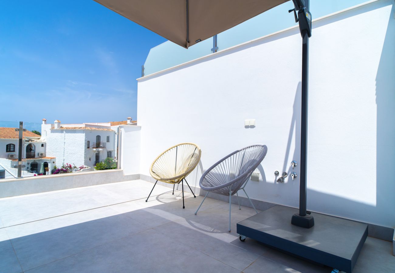 Villa à Nerja - Casa Mezcal - Villa pour 4 personnes avec piscine privée et jacuzzi à Nerja